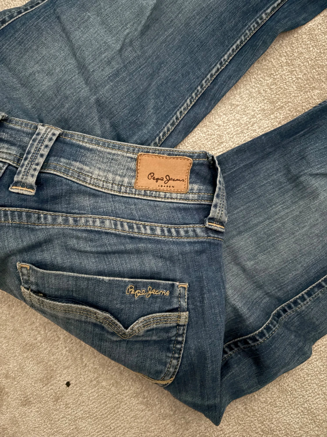 Blå bootcut jeans från Pepe Jeans - 3