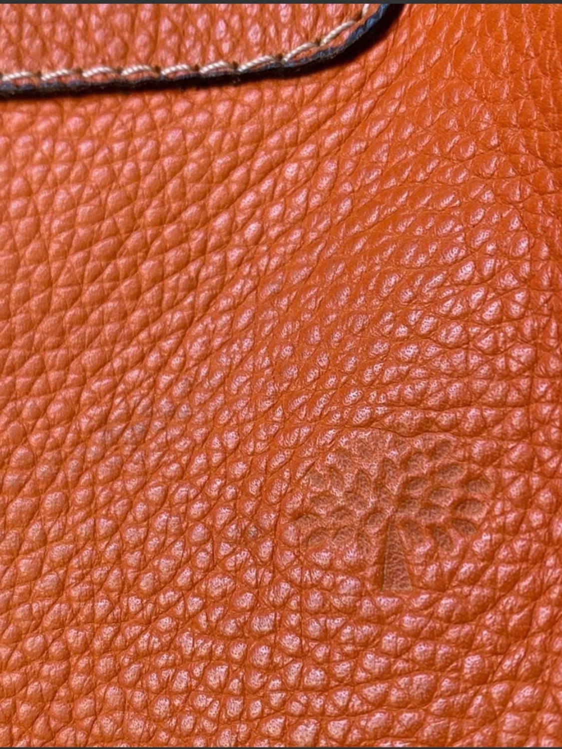 Orange axelväska från Mulberry i skinn - 2