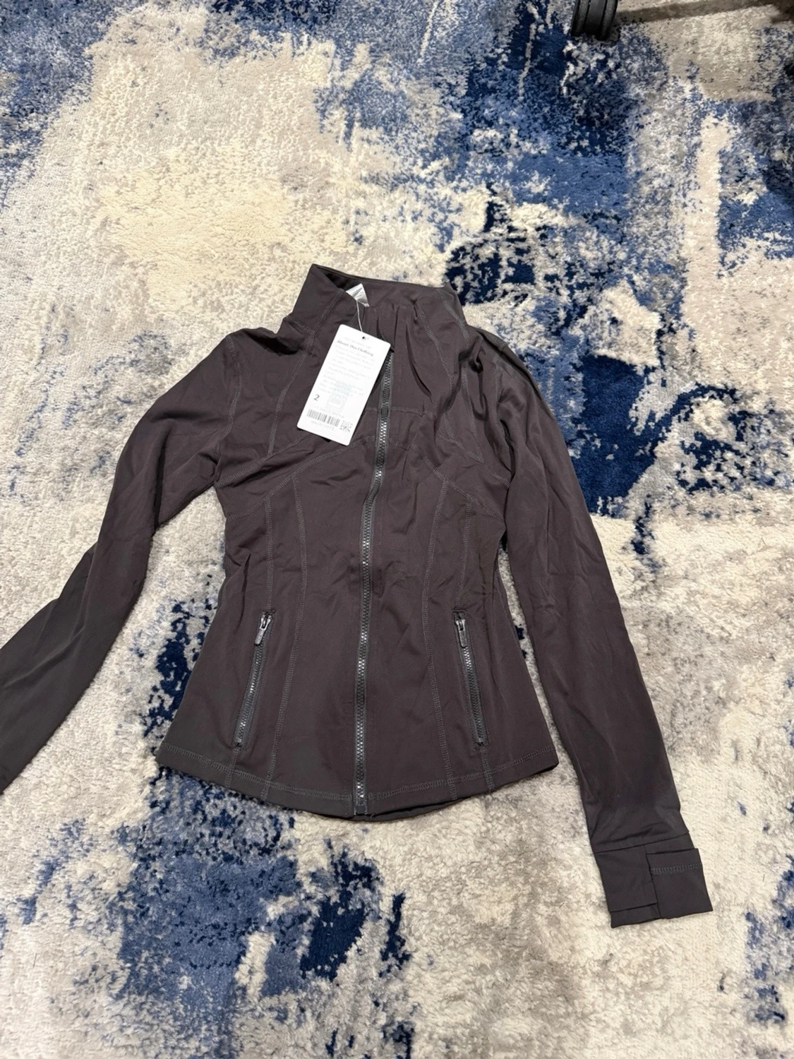 Grå 2 Lululemon liknande träningströja