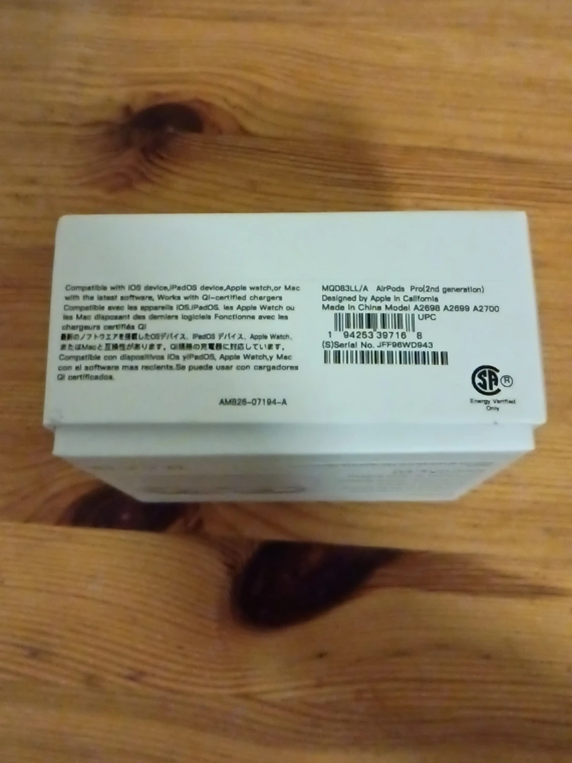 AirPods Pro (2nd generation) with MagSafe Charging Case - 1