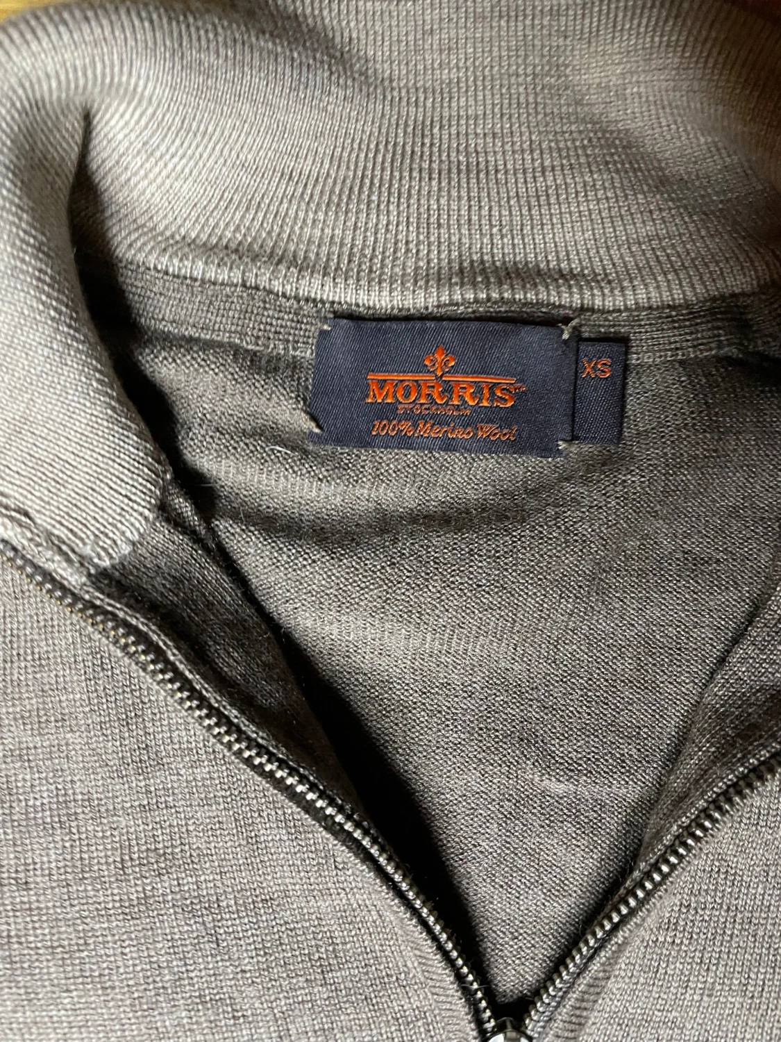 Brun merinoulltröja från Morris  - 1