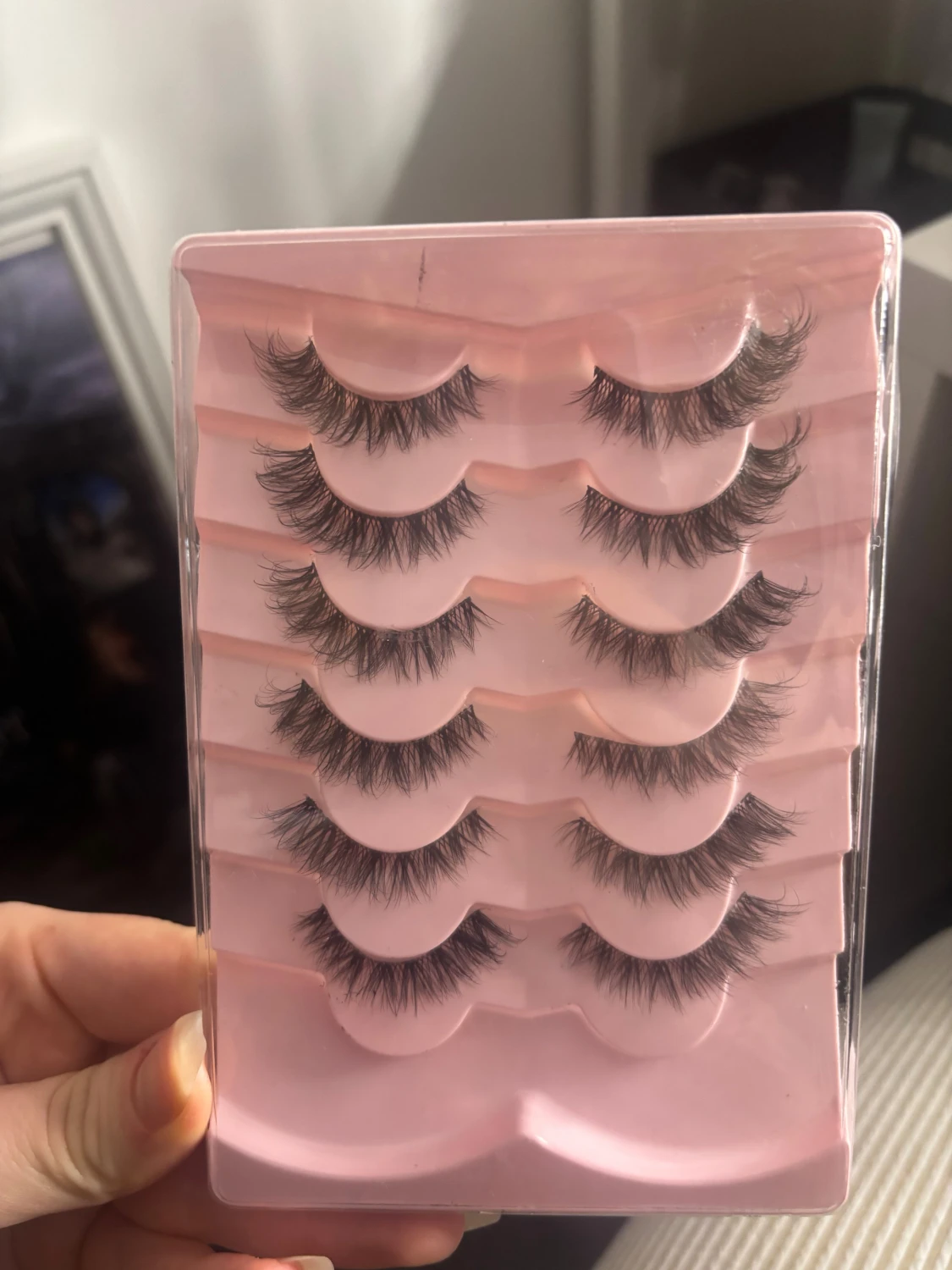 5-pack lösögonfransar i svart - 1