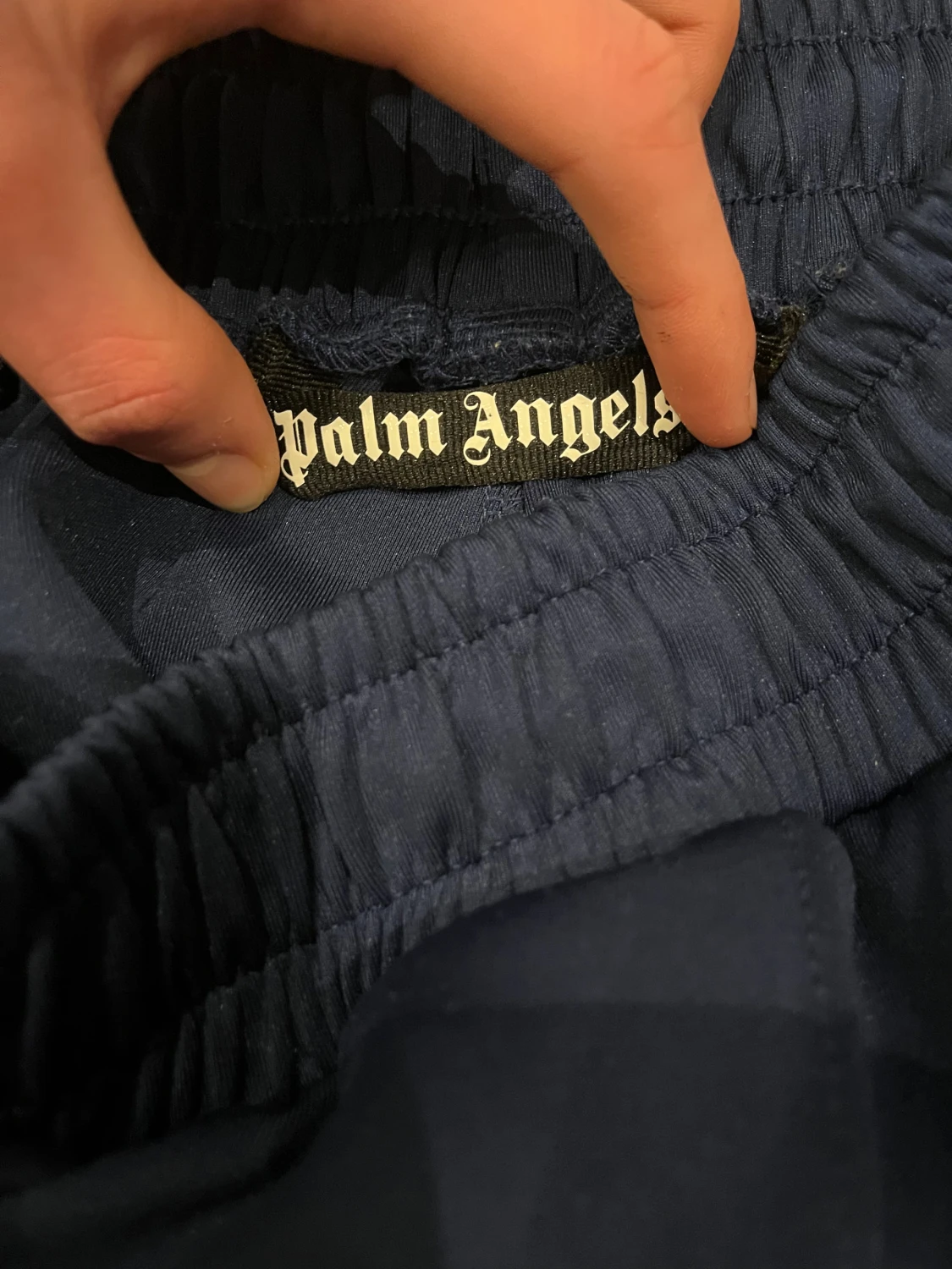 Palm Angels blå trackpants med vita ränder - 3