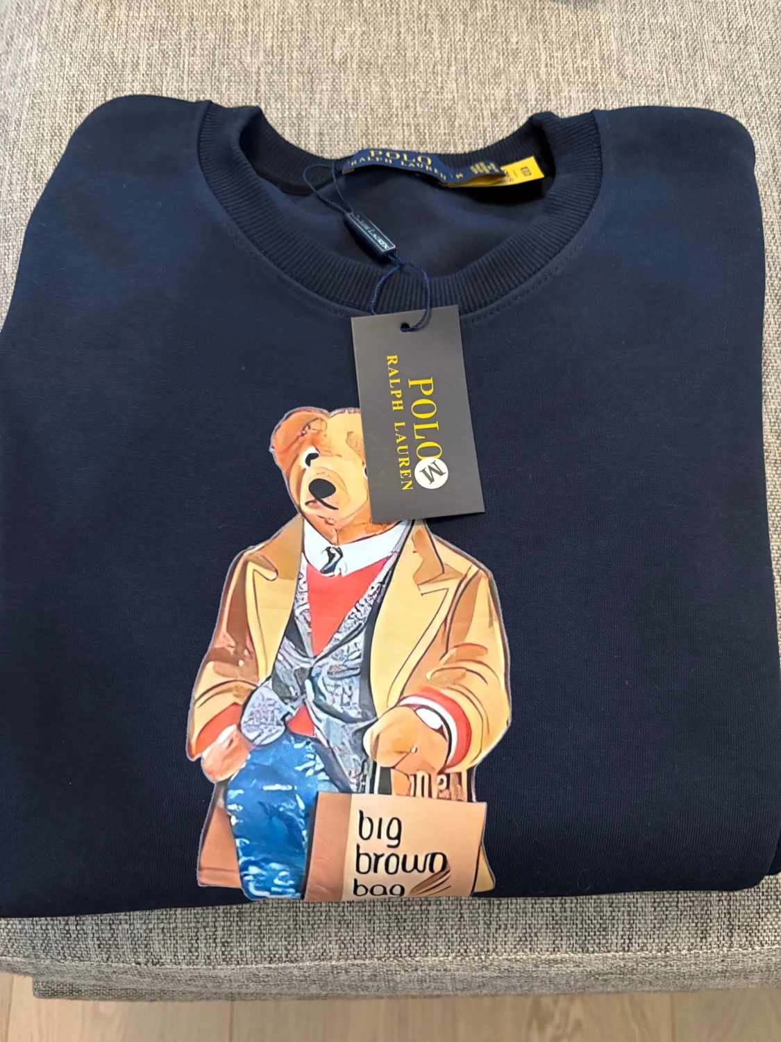Mörkblå sweatshirt Polo Bear Ralph Lauren - 1