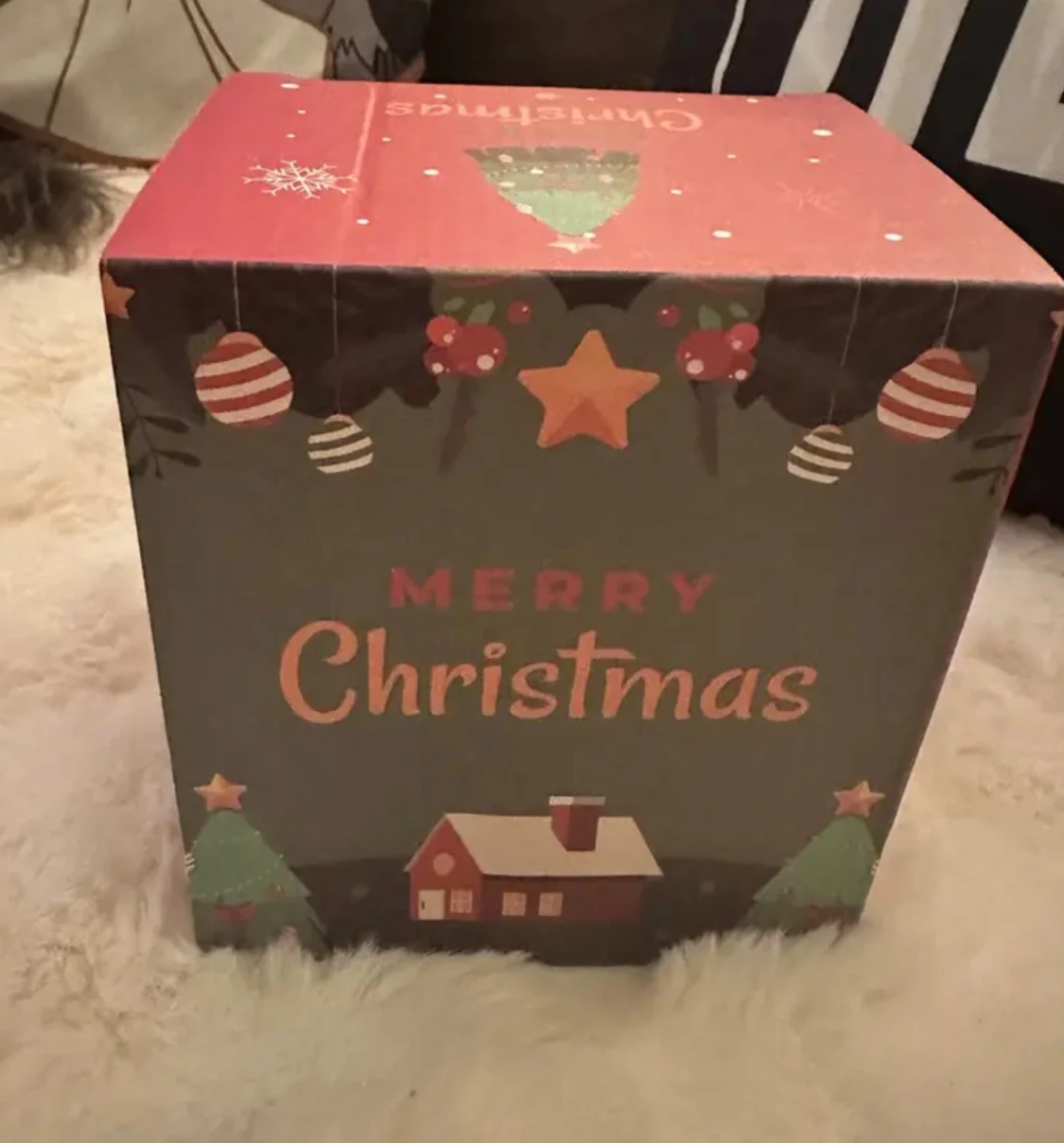 Julmugg med lock och sked - 2