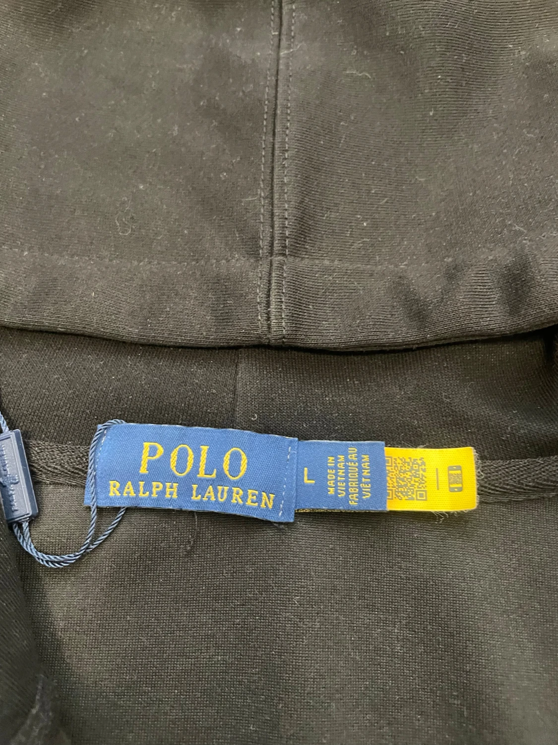 Svart zip-Hoodie - 2