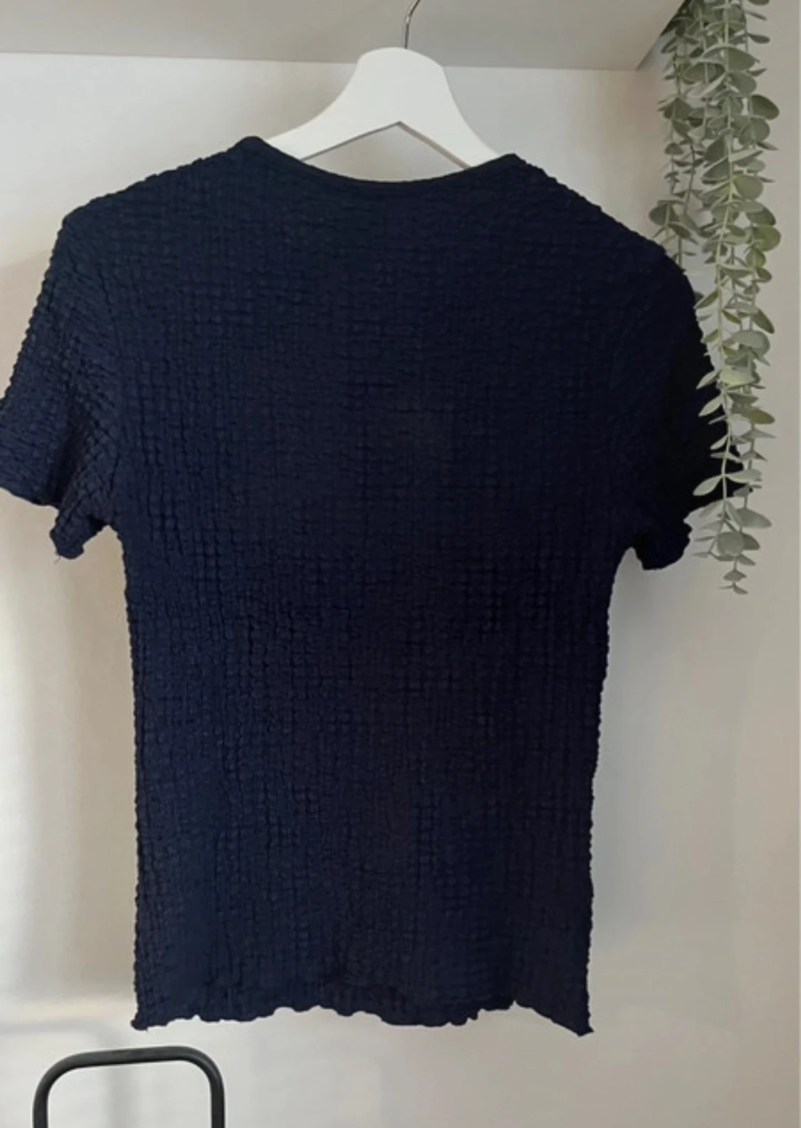 Svart strukturerad topp från Zara - 1