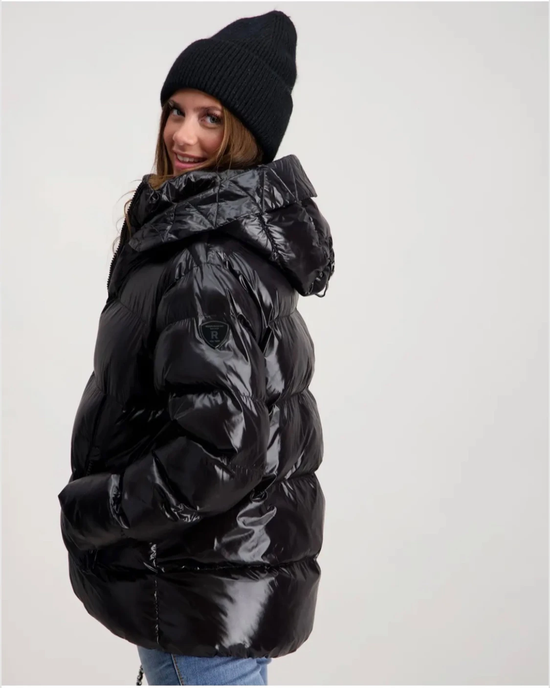 Svart pufferjacka från Rockandblue - 1
