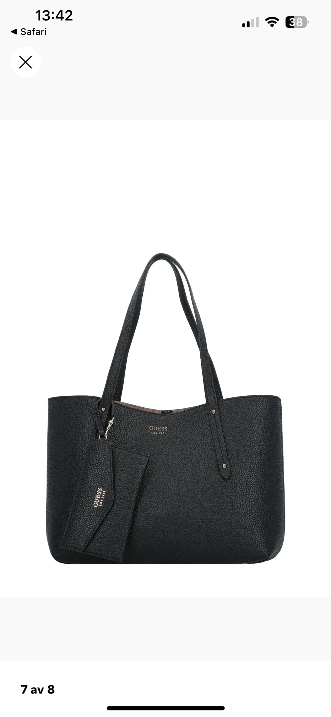 Svart handväska från Guess - 1