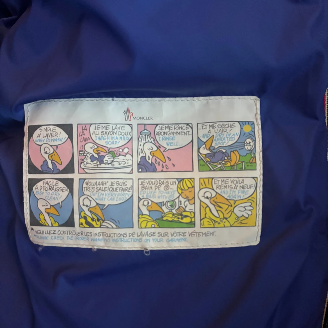 Blå Moncler vinterjacka - 5