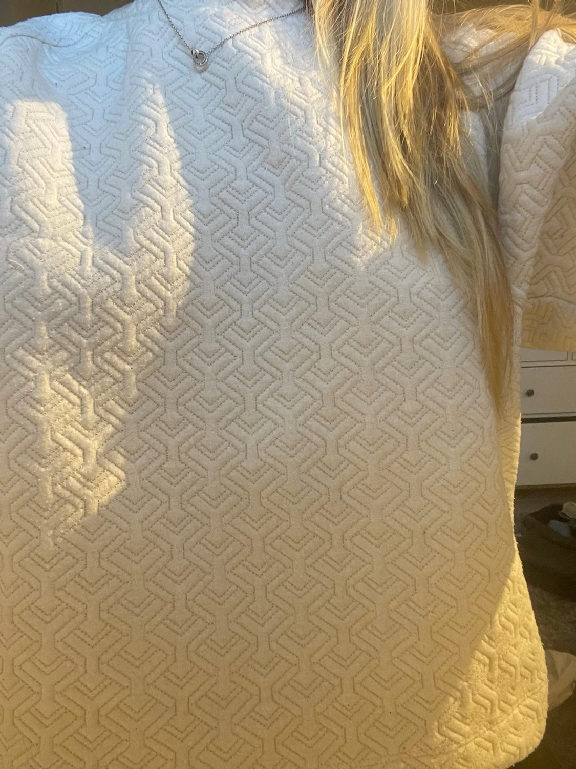 Vit mönstrad topp från Kappahl - 1
