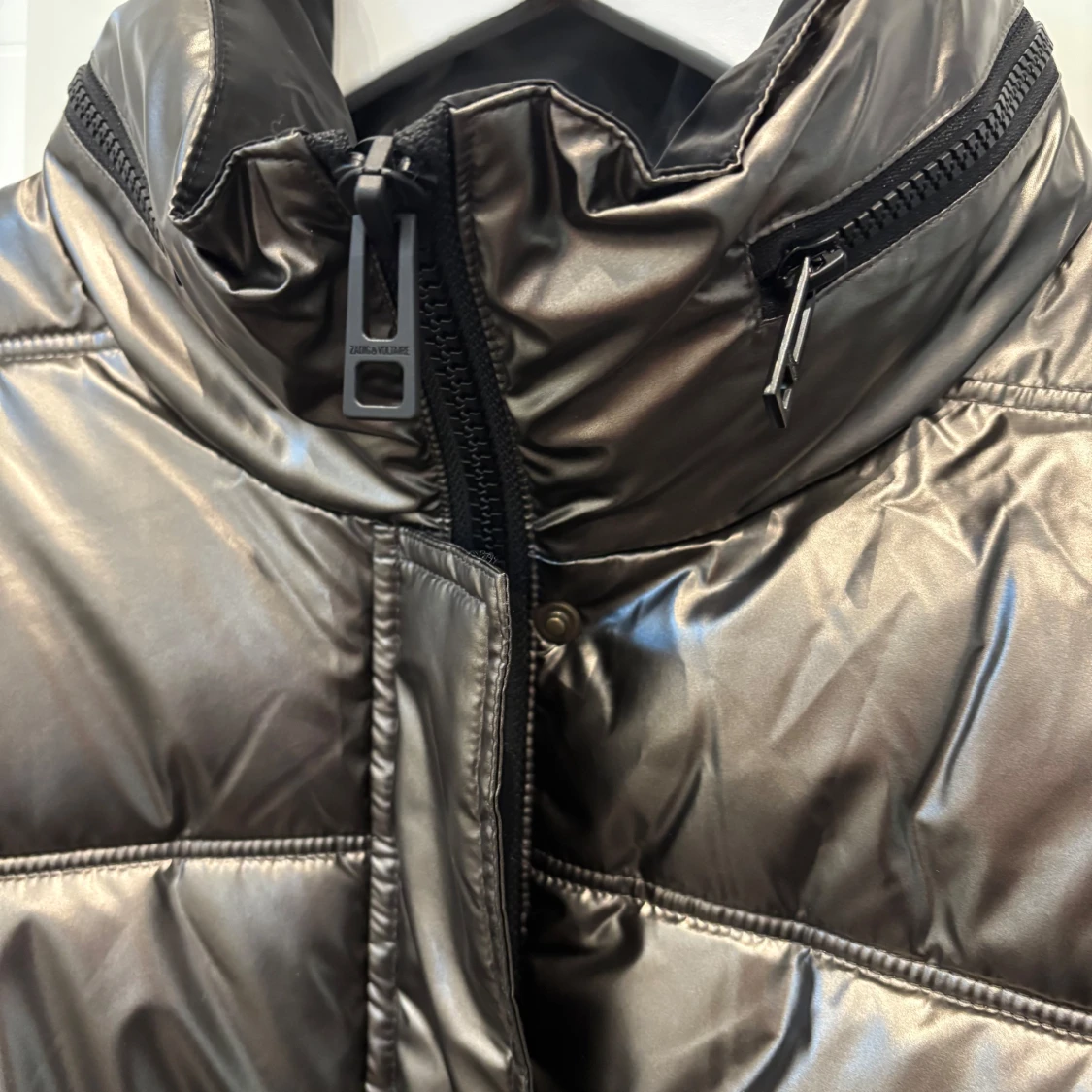 Metallic silver pufferjacka Zadig&Voltaire - 3