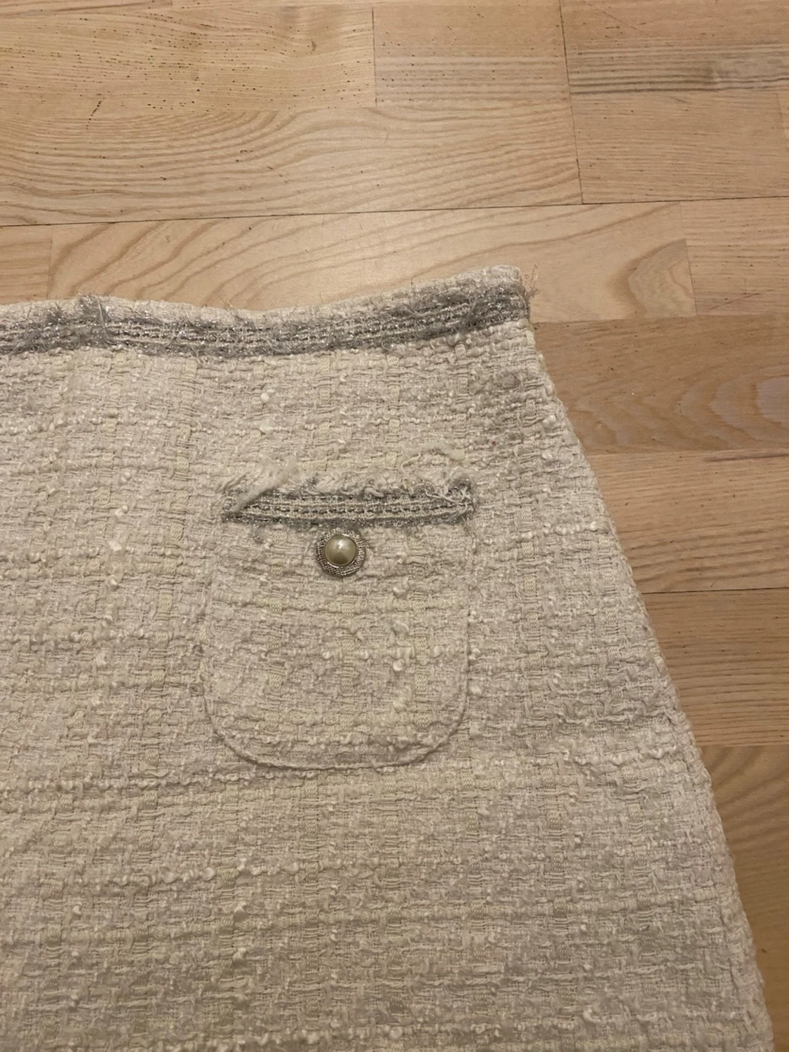 Vit kortkjol från Zara Woman - 1