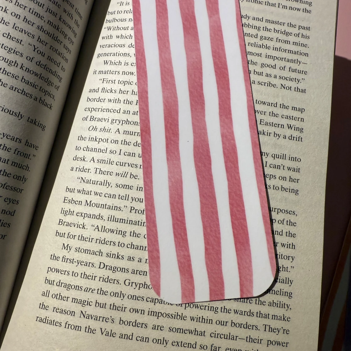 Laminerat handgjort bokmärke 