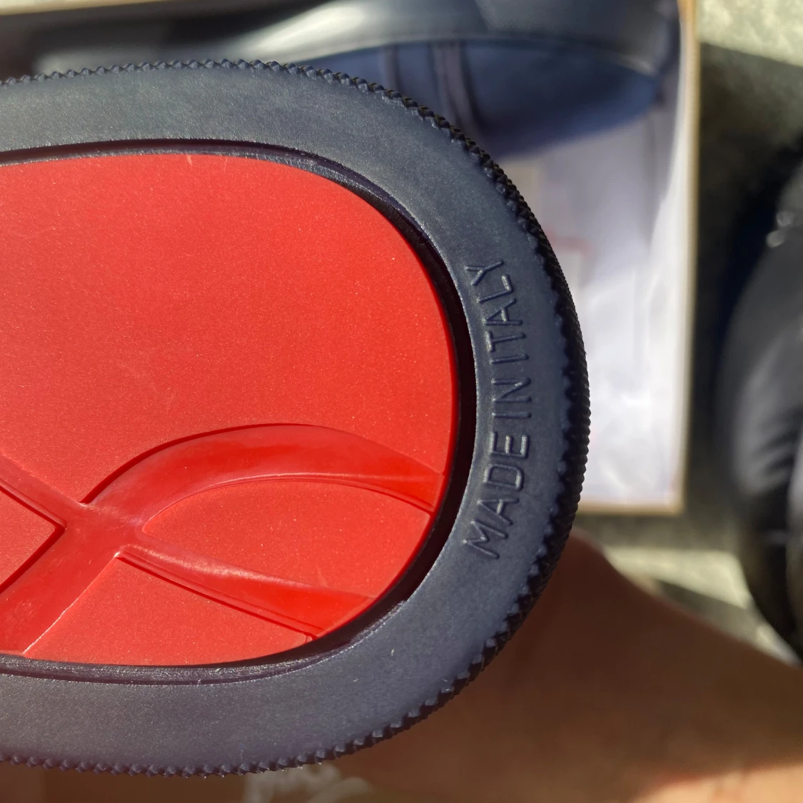 Christian Louboutin blå mockasneakers - 1