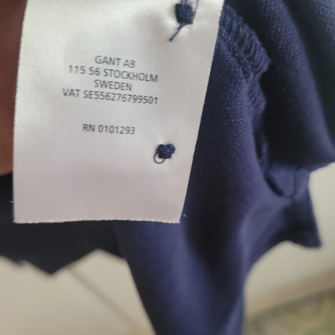 Marinblå pikéklänning från Gant - 2