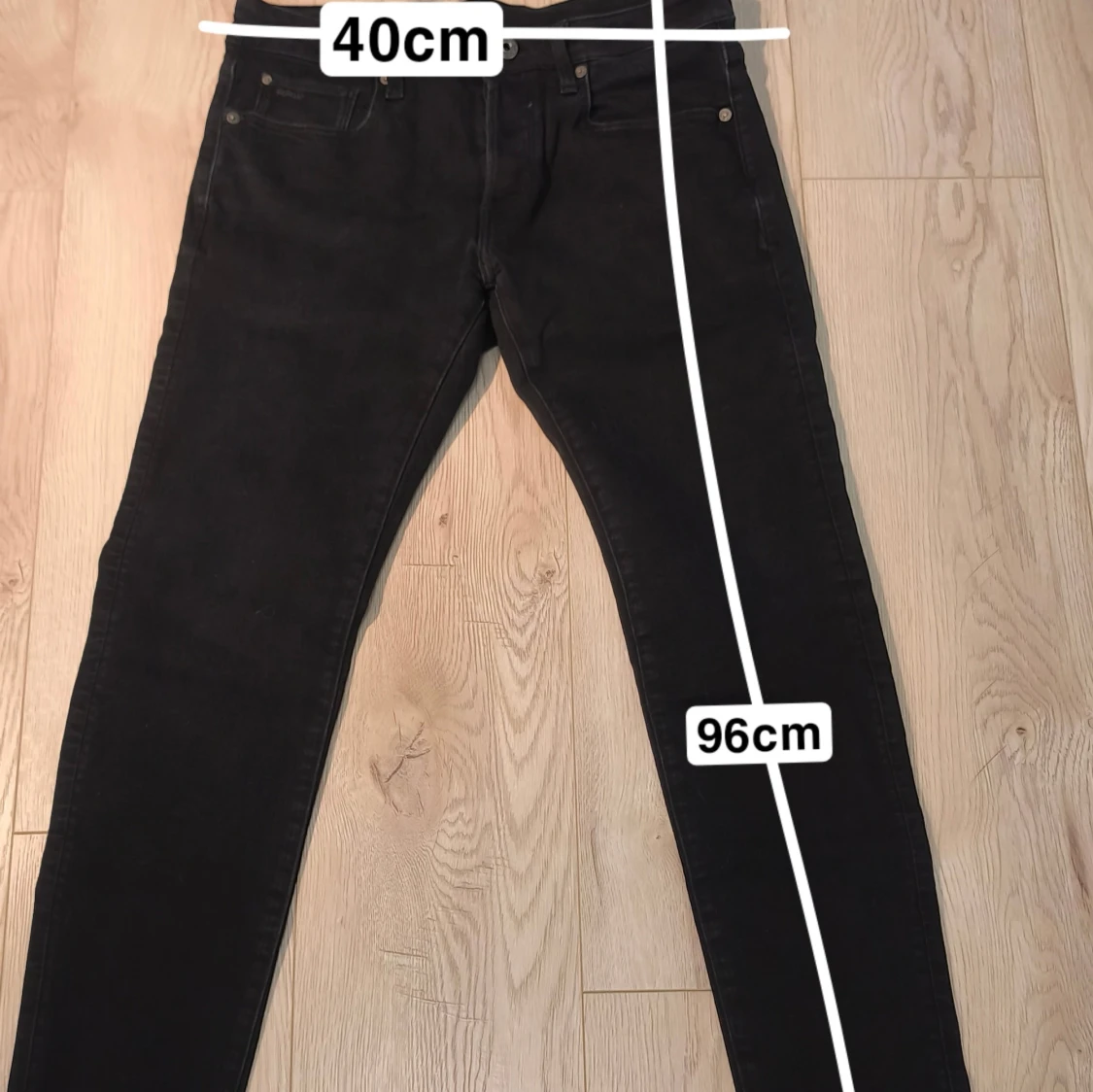 Svarta G-Star RAW 3301 jeans - 3