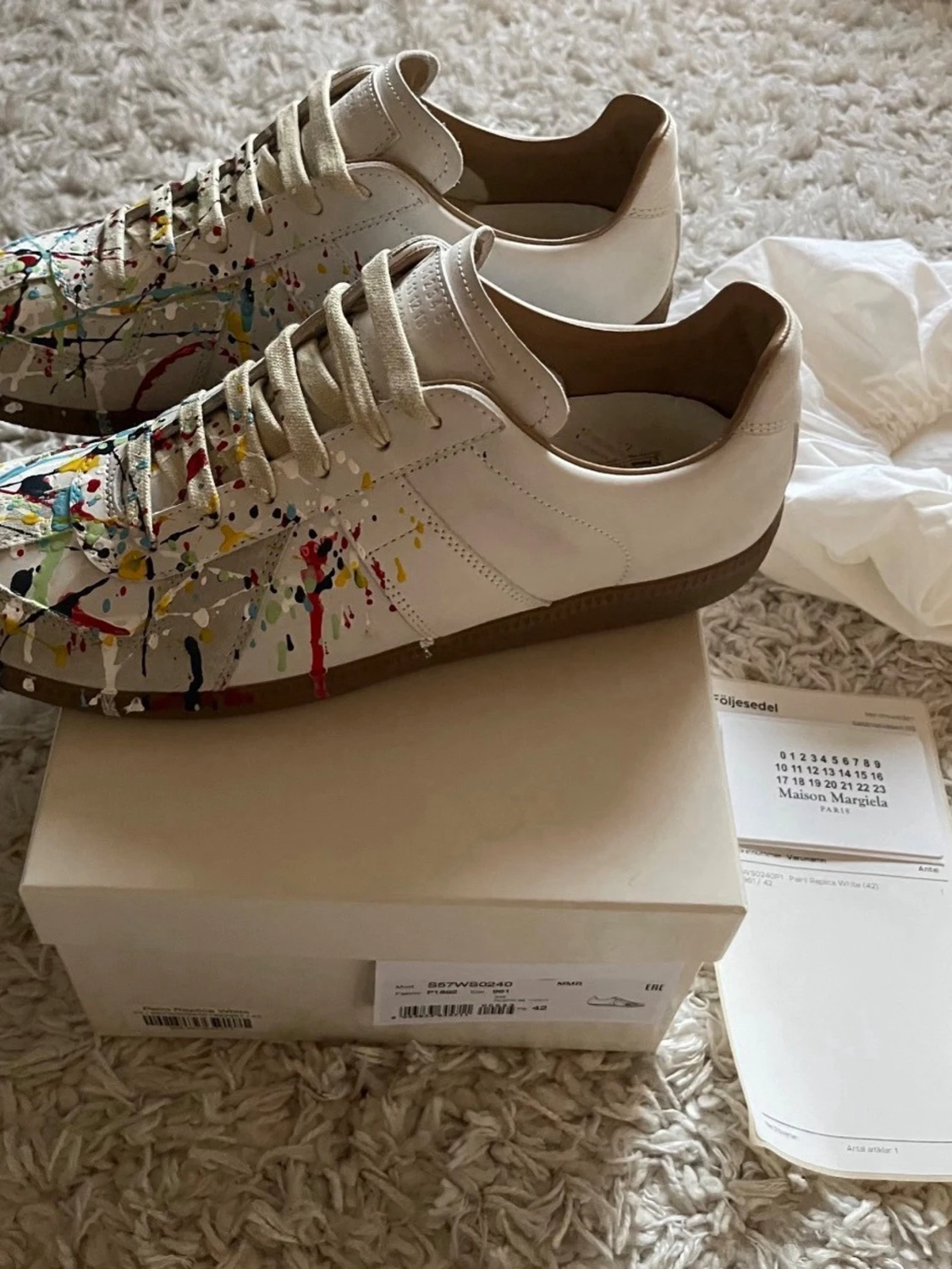 Maison margiela paint splatter
