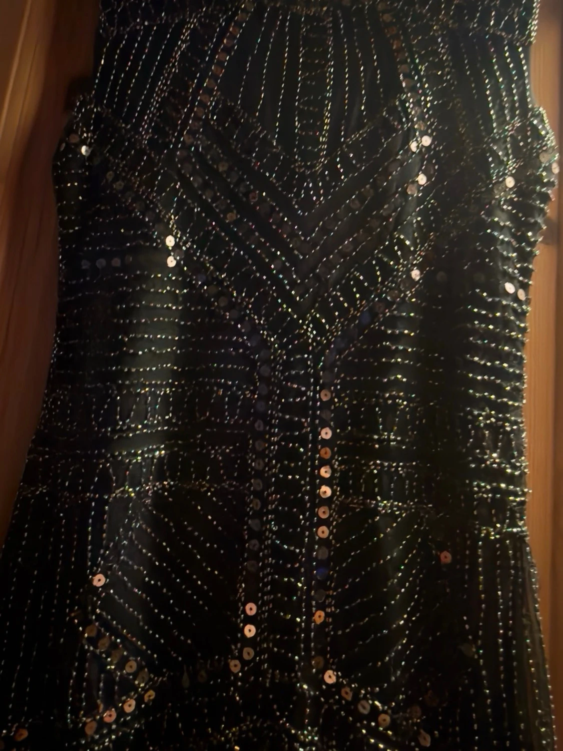 Svart paljettklänning från YA YUAN - 2