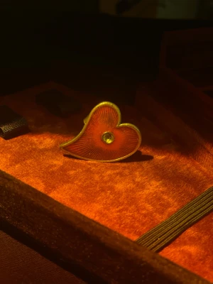 Hjärt ring - Jätte söt hjärt ring! Passar sjukt bra till stil intresserade