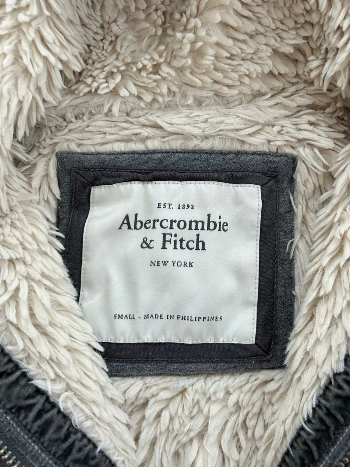 Abercrombie & fitch vintage zip med foder  - 5