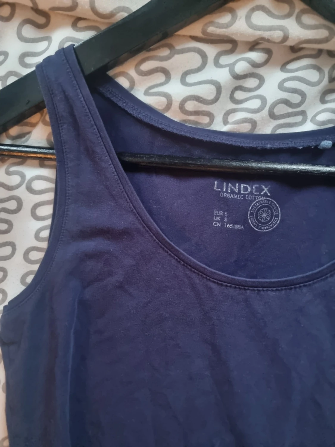 Mörkblå linnetopp från Lindex - 2