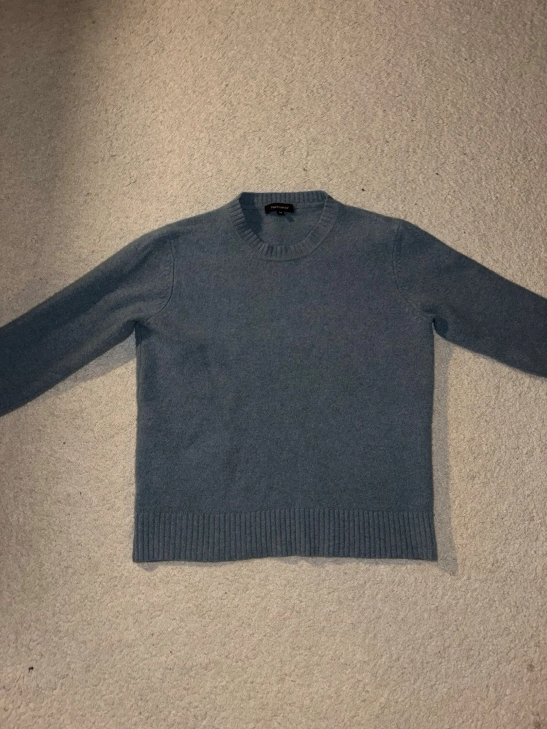 Blå stickad tröja från Paul & Friends