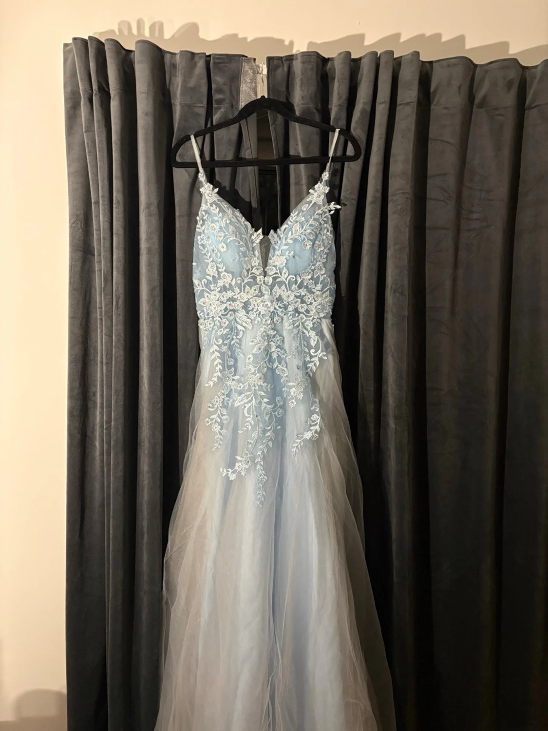 Ljusblå balklänning  - 6