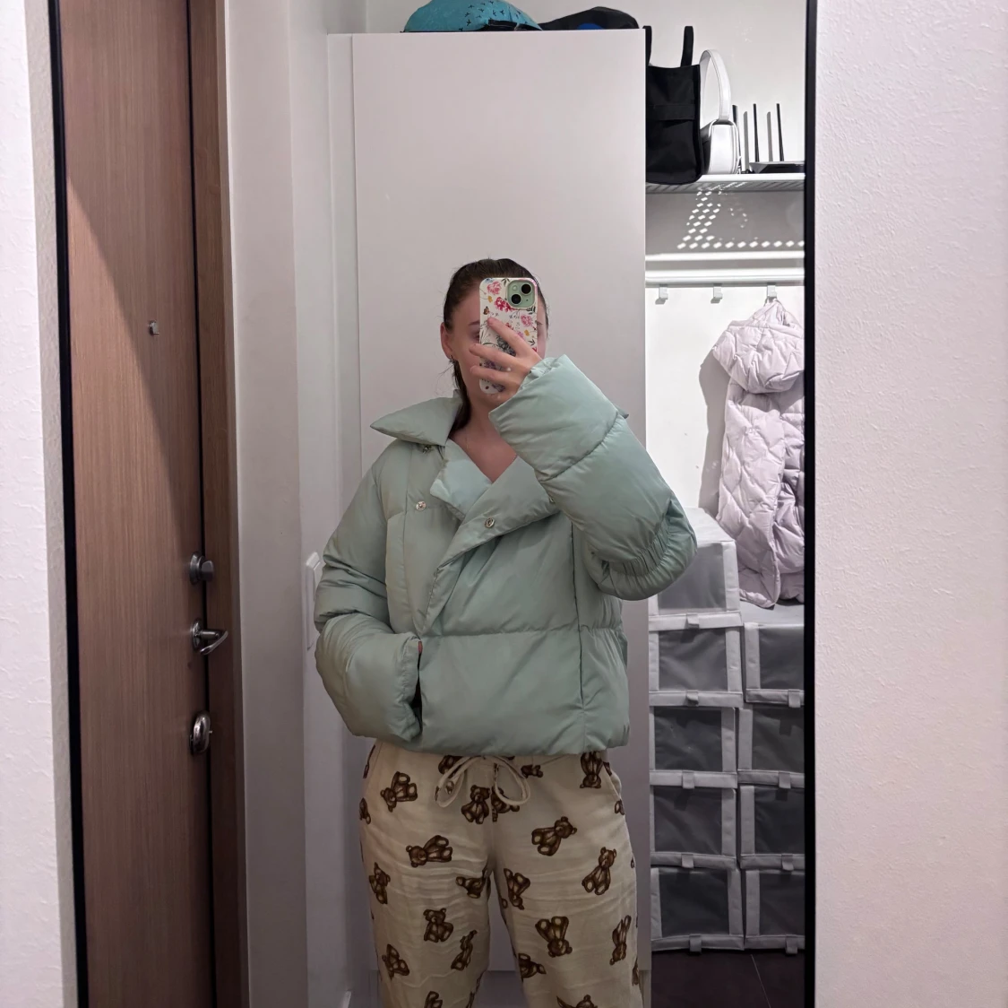 Ljusblå pufferjacka från NA-KD - 4