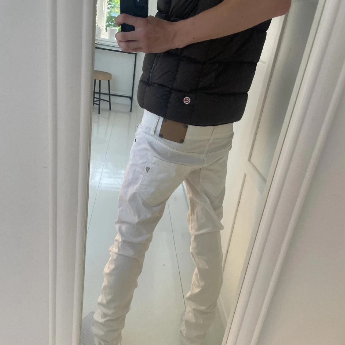 Vita jeansbyxor från dondup - 2