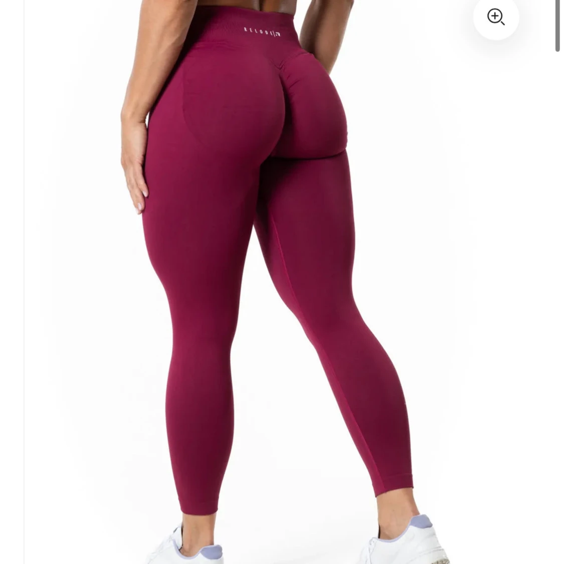 Aura Seamless Scrunch Tights - Cherry - 1