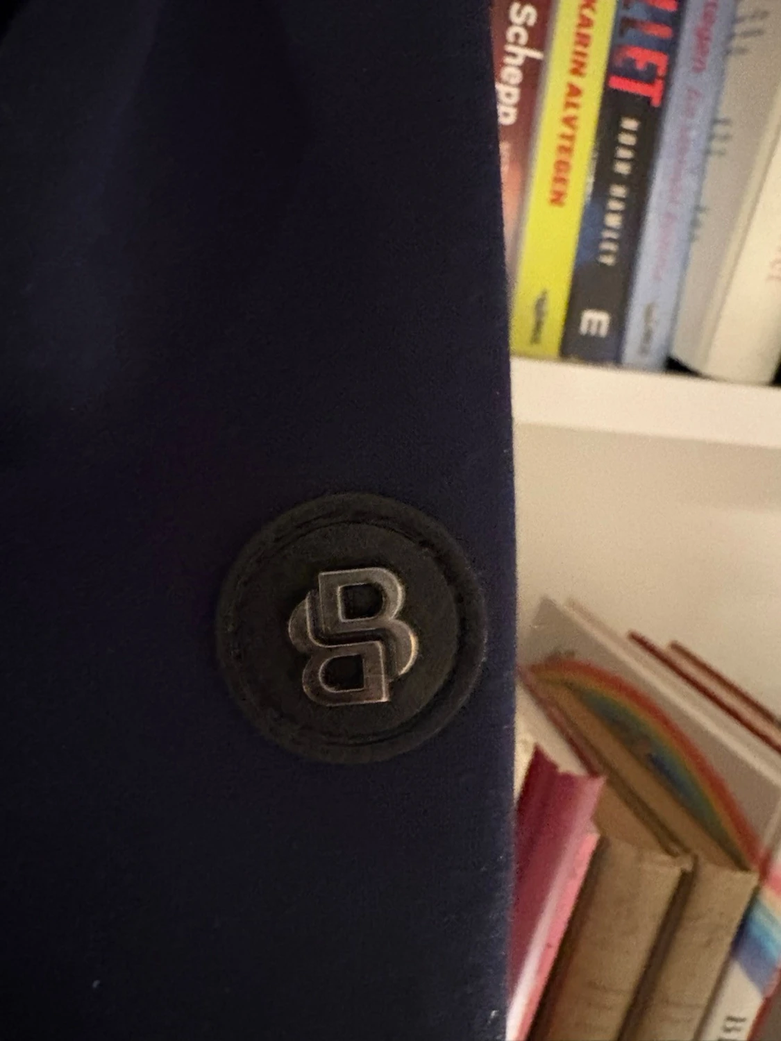 Mörkblå cardigan jacka från BOSS - 3