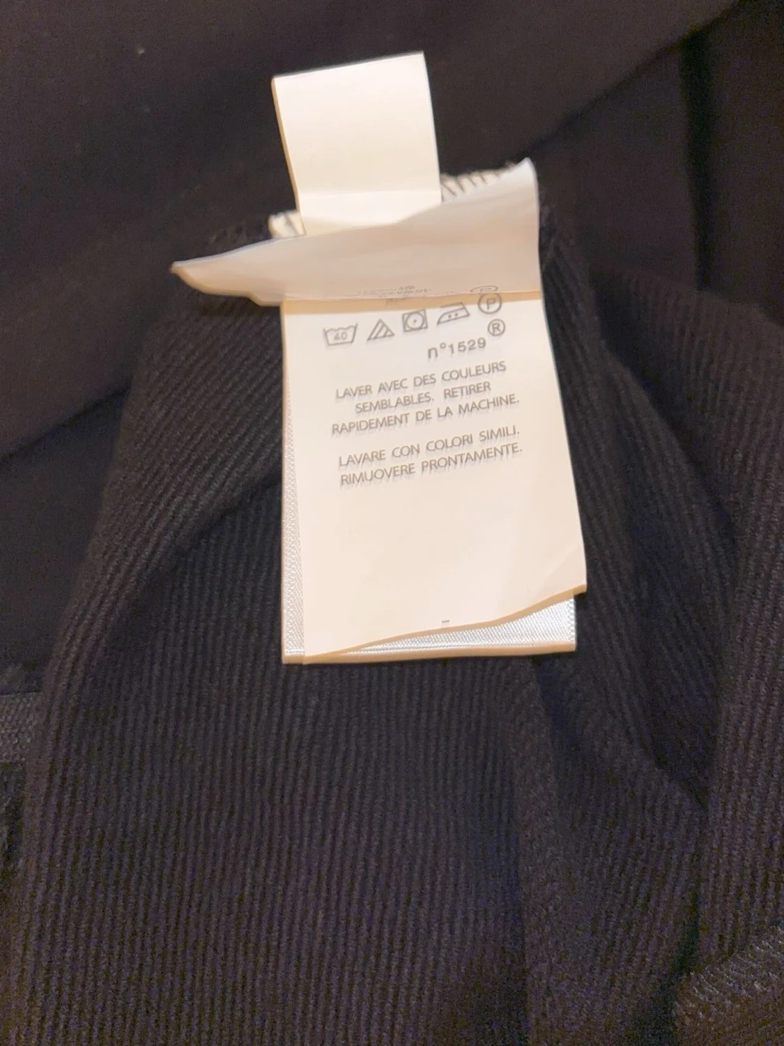 Off White svart sweatshirt med blått tryck - 3