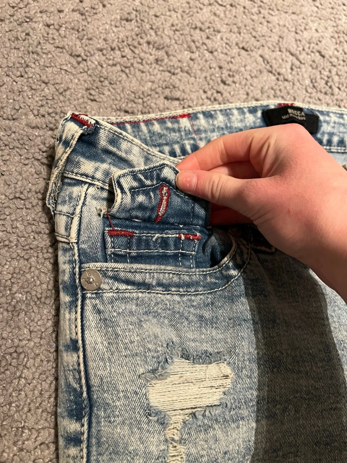 True Religion ljusblå bootcut jeans - 5