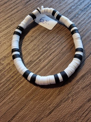 Armband polymerlera - Armband bohemian clay. Stretch armband. Semester stil. Polymerlera. 5,5 cm omfång.