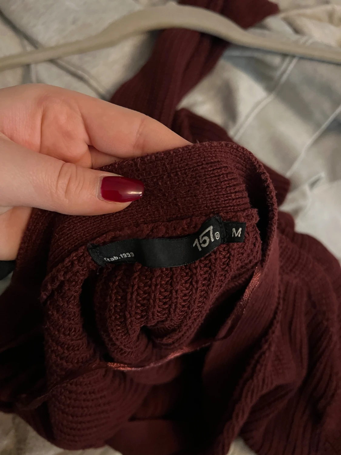 Vinröd kofta från Lager 157🌟 - 2