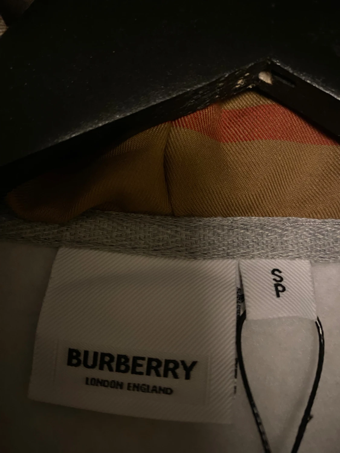 Grå Burberry hoodie - 3