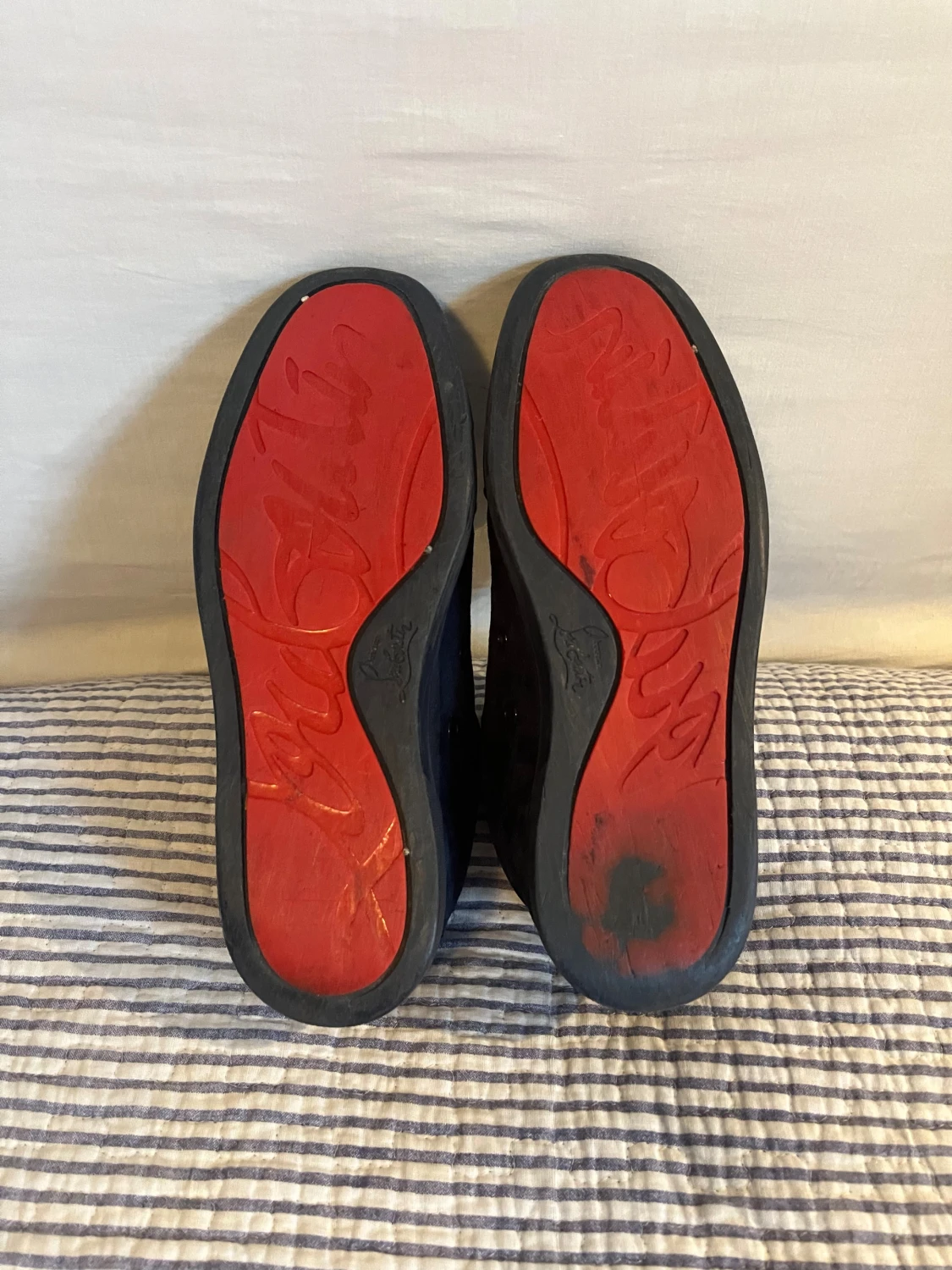 Mörkblå sneakers från Christian Louboutin - 2