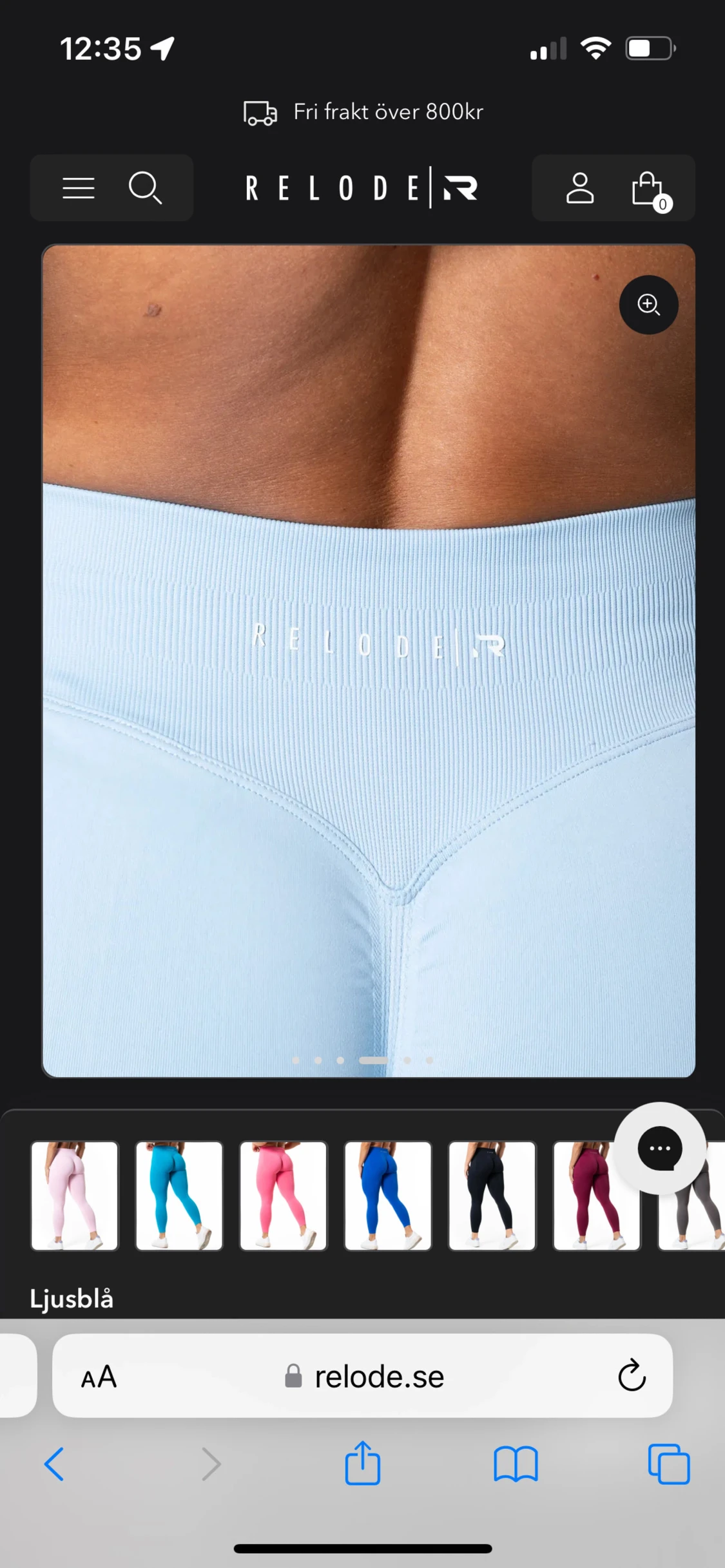 Ljusblå leggings från Relode - 2