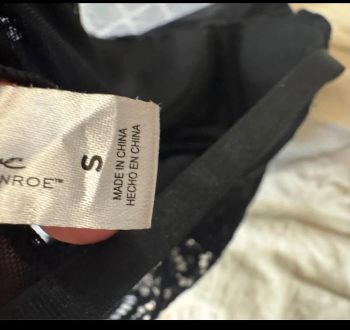 Svart spetsklänning Marilyn Monroe S - 3