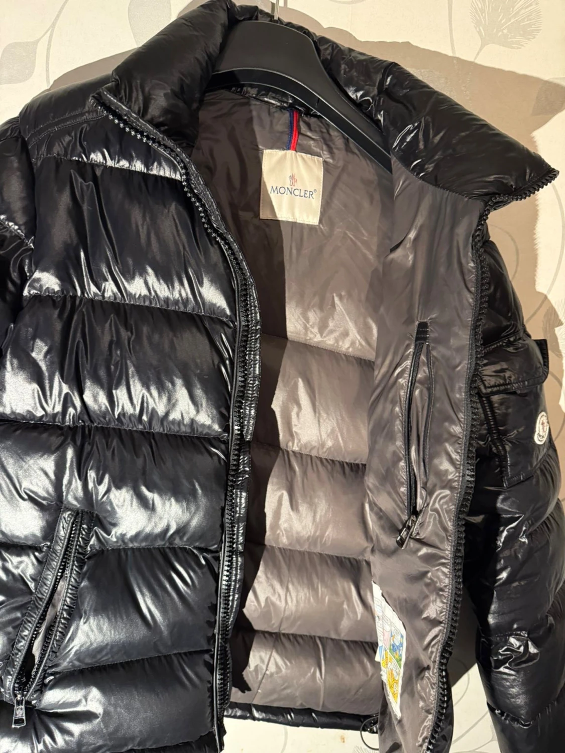 Svart Moncler pufferjacka herr - 6