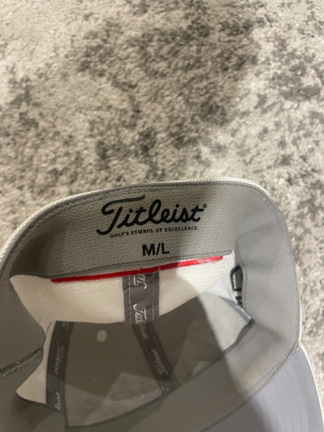 Vit Titleist keps M/L - 1