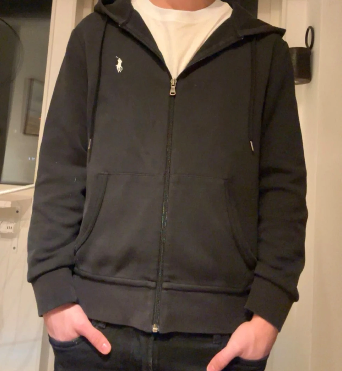 Svart hoodie från Polo Ralph Lauren XS - 2