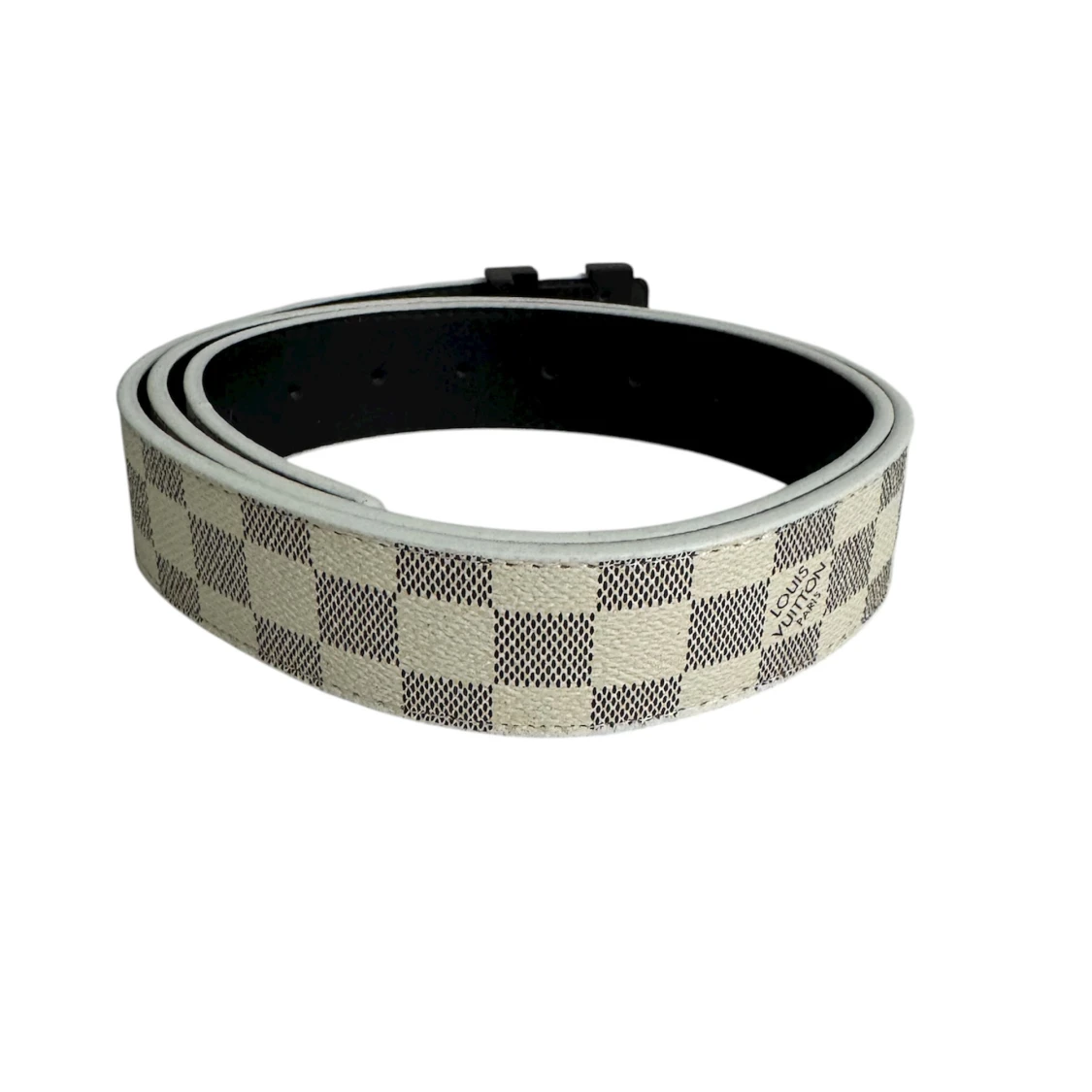 Louis Vuitton rutig skinnbälte - 1