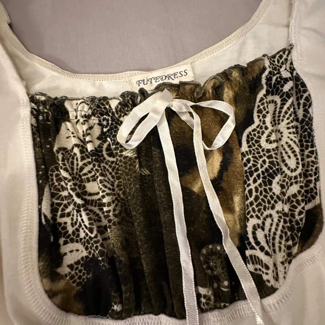 Retro style milkmaid top - 1