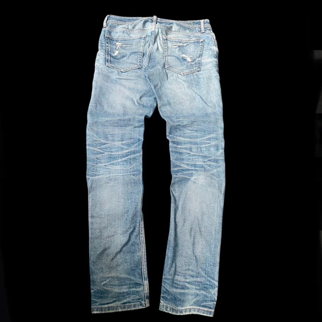 Blå grisch archive washed jeans - 1