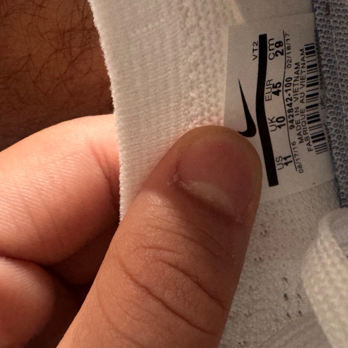 Nike Air Vapormax Flyknit 2 Vit, helt nya och oanvända. - 4