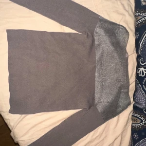 Brungrå festtopp från Zara - Snygg topp från Zara i storlek S. Långärmad och med en slim passform som sitter snyggt. Perfekt för dig som gillar lite extra shine i vardagen.