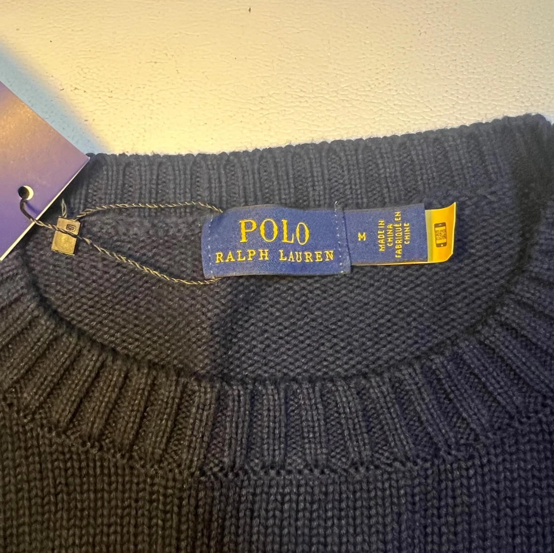 Mörkblå stickad tröja Polo Ralph Lauren - 2