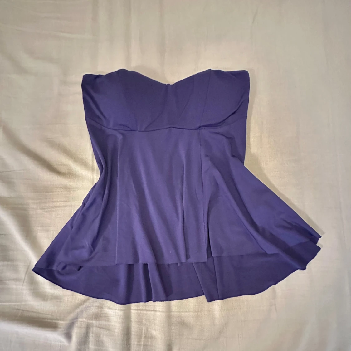 Morgan babydoll strapless top